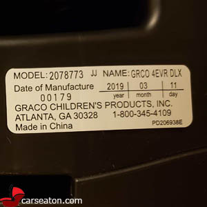 all-in-one car seat expiration date graco