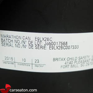 convertible car seat expiration date britax